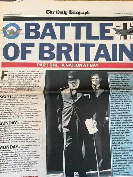 Photo of free Commemorative Battle of Britain newspapers (The Triangle Estate RH15) #1