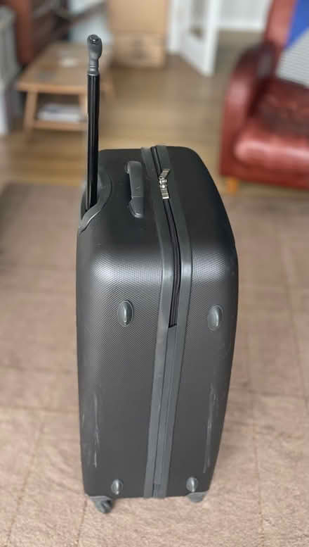 Photo of free Suitcase. Hard shell. Grey. Good condition. (Crouch End N6) #3