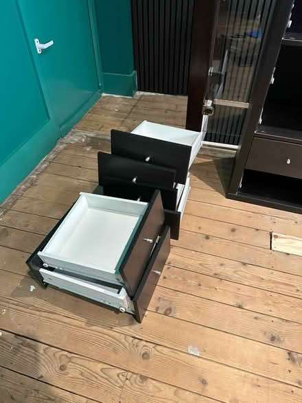 Photo of free IKEA Kallax storage unit with drawers (Elmers End BR3) #2