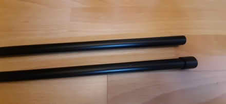 Photo of free Black metal curtain rails x2 (Loanhead EH20) #2