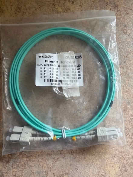 Photo of free Fibre patch lead (Worcester WR5) #1