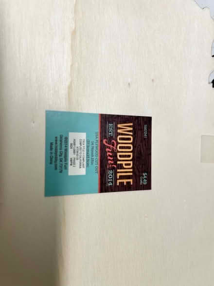 Photo of free Wood cutout of the USA (Near the old Sherman Hospital) #3