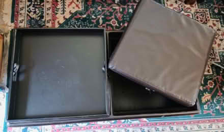 Photo of free Storage ottoman - dark brown (Watertown/Belmont) #2