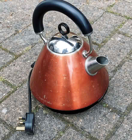 Photo of free Morphy Richards Red Accent Pyramid kettle (Tinshill LS16) #1