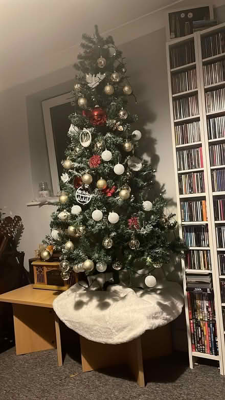 Photo of free Christmas tree and ornaments (Southsea, Hampshire) #1