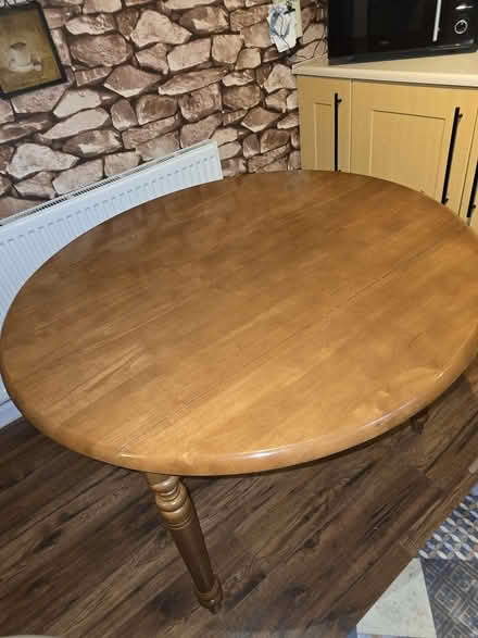 Photo of free Pine table and chairs (Huntley GL19) #1