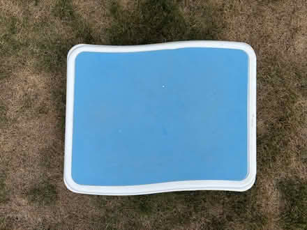 Photo of free Plastic white step with blue rubber top (Chichester PO19) #2