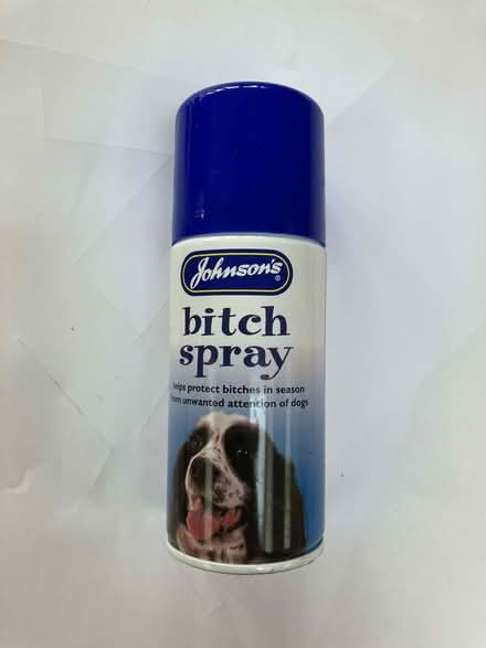 Photo of free Johnsons 'Bitch Spray' for dogs (Yealand Storrs LA5) #1