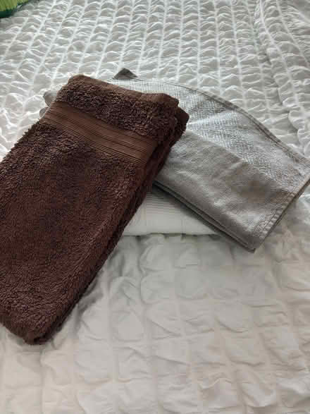 Photo of free Hand towels x 6 and 1 sheet (CH63) #1