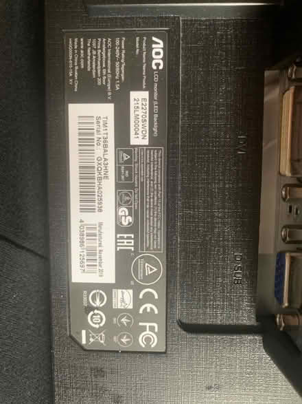 Photo of free AOC screen - 19.5 inches (South Hackney) #2