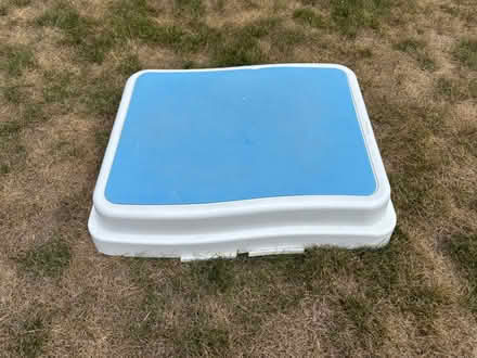 Photo of free Plastic white step with blue rubber top (Chichester PO19) #1