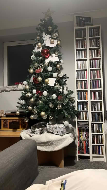 Photo of free Christmas tree and ornaments (Southsea, Hampshire) #2