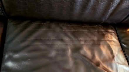 Photo of free Leather Sofa - dark brown (Watertown/Belmont) #4