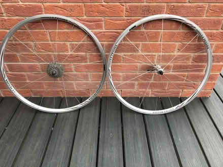 Photo of free 2 Shimano Ultegra 622 x 15c Bike Wheels (Calthwaite CA11) #1