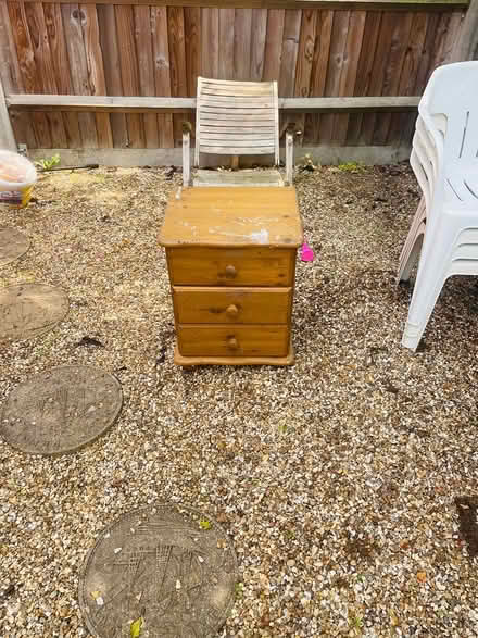 Photo of free Small bedside cabinet (Elstead) #1
