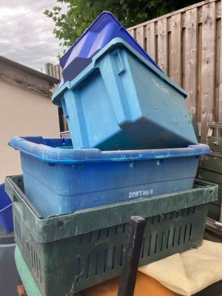 Photo of free Plastic storage boxes (Chesterfield S41) #3