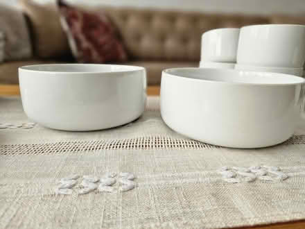Photo of free 2x white bowls (HA3 Harrow) #3