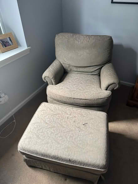 Photo of free Chair and Ottoman (Rochester) #1