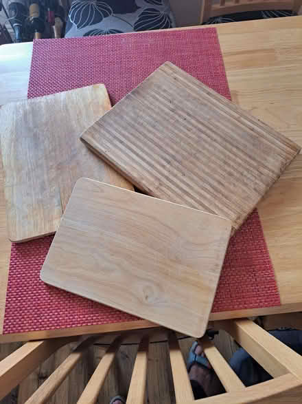 Photo of free 3 wooden chopping boards (Charminster BH8) #1