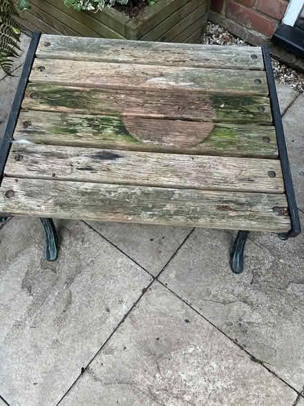 Photo of free Small wrought iron table (Billericay) #3