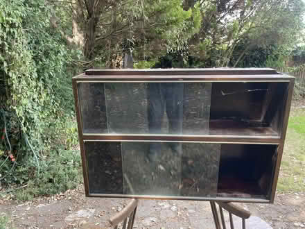 Photo of free 2 sliding glass fronted stackable storage units (Hinchley Wood KT7) #4