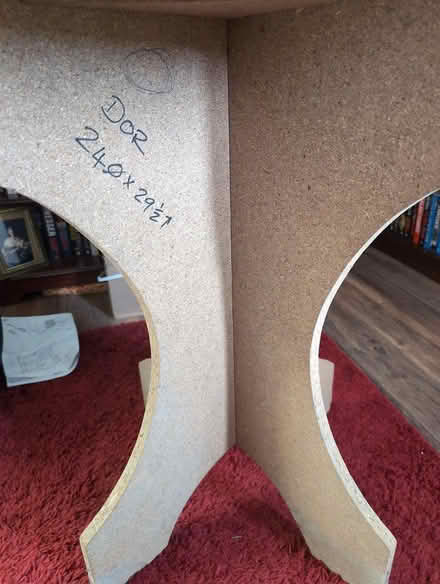 Photo of free MDF Round table (TN38 - St. Leonards) #4