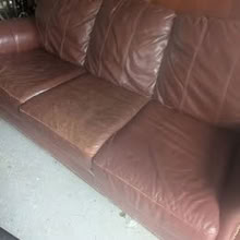 Photo of free 2 leather couches (Leonardo/Middletown) #3