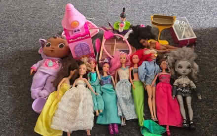 Photo of free Mix of girl dolls including Barbie, Shadow high, Mc maffin, (Earls Court SW5) #3