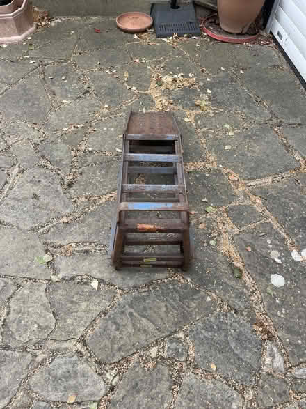 Photo of free two steel halfords car ramps (Hinchley Wood KT7) #2