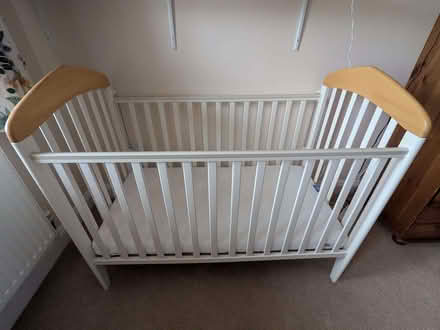Photo of free Cot and mattress (Barnard's Green WR14) #1