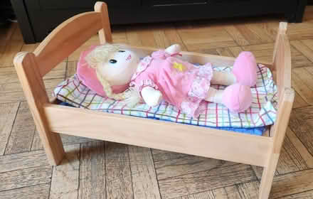 Photo of free Wooden Toy Bed (Stuyvesant Town) #1