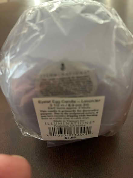 Photo of free Lavender candle (Country Club) #2