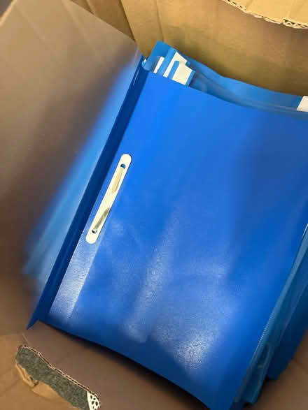 Photo of free Box of plastic files (Cowley road OX4) #2