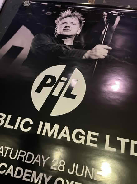 Photo of free Public Image Ltd Giant Poster (Cowley road OX4) #2
