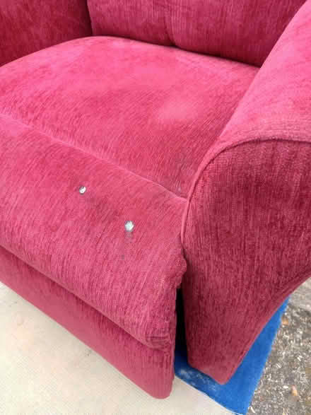 Photo of free Electric cherry red riser recliner (Hitchin SG4) #2