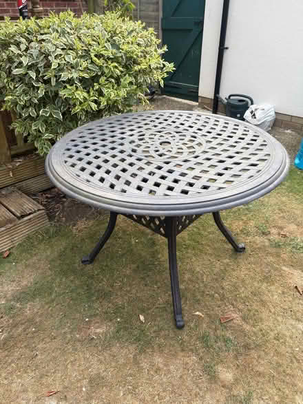 Photo of free Garden table and 4 matching chairs (Hadleigh SS7) #1