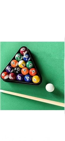 Photo of pool cue and pool balls (Dunbar EH42) #1