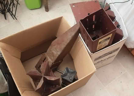 Photo of free Metal fence post protectors (Kington HR5) #1