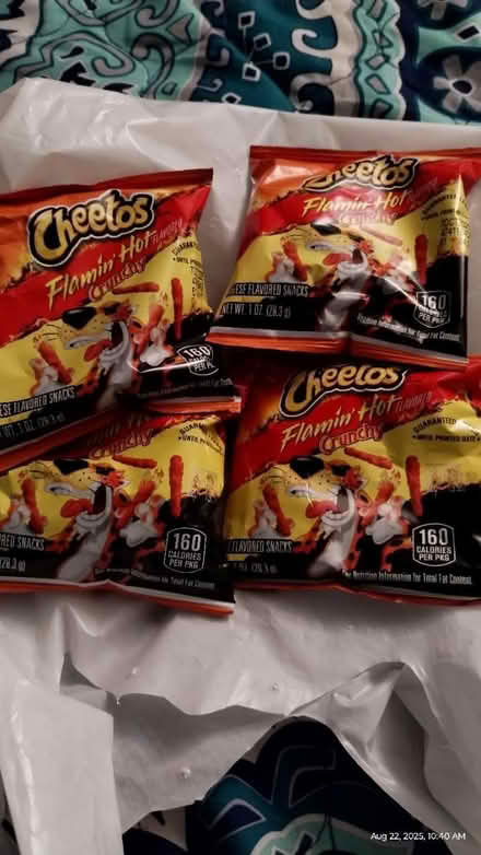 Photo of free Flamin' Hot Cheetos (Ward 1, Park View, NW, DC) #1
