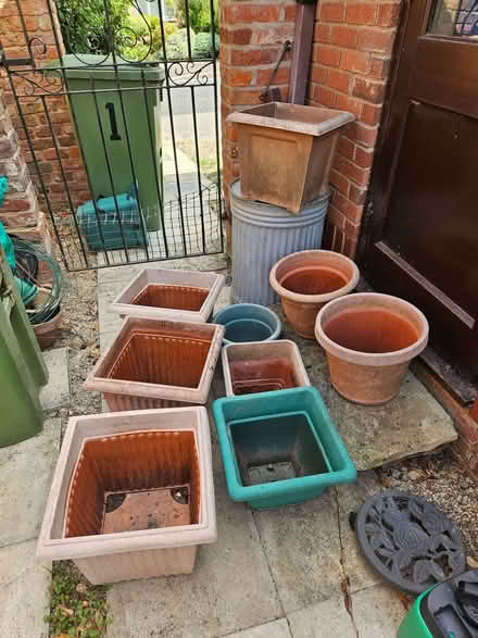 Photo of free Plastic garden pots surplus to requirements. (Charlton Kings GL53) #1