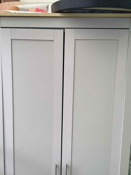 Photo of free Grey wardrobe, great condition (Letchworth SG6) #1