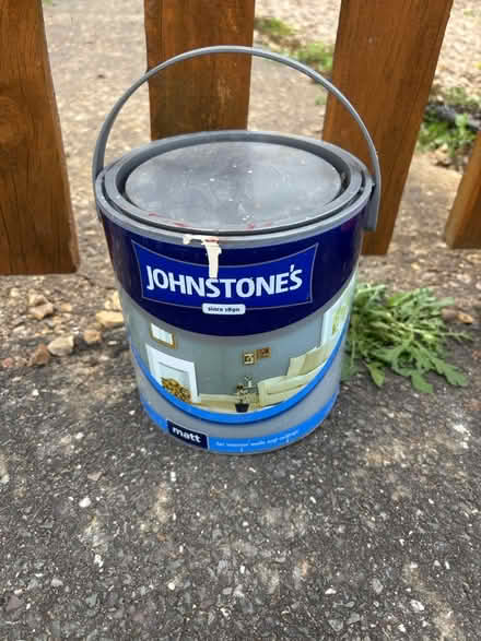 Photo of free Full paint tin smoke blue very grey (Bracebridge Heath Lincoln) #1