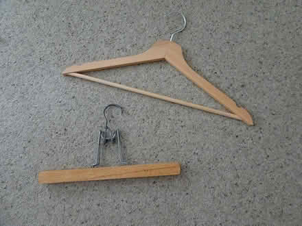 Photo of free Wooden coat hangers (Hitchin near centre SG5) #1