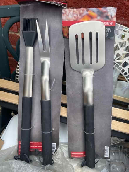 Photo of free BBQ fork + brush + turner (Littlemore OX4) #1
