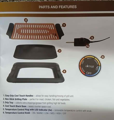 Photo of free Gotham Steel Electric Indoor Grill (Tyseley B11) #2