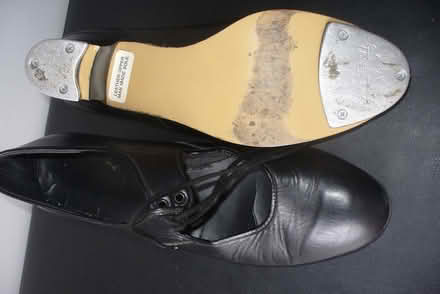 Photo of free Leather tap shoes size 7 (Far Bletchley MK3) #1