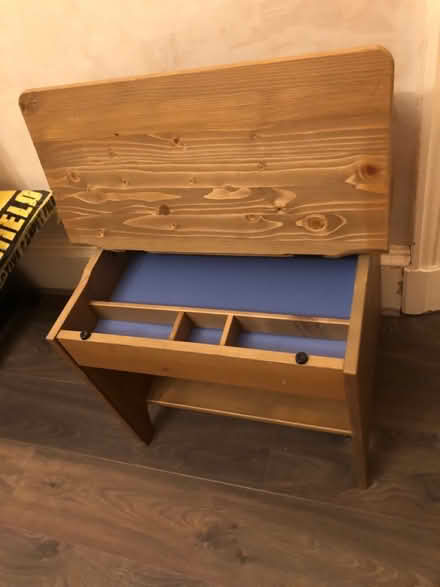 Photo of free Ikea wooden childrens desk (Rutherglen G73) #3