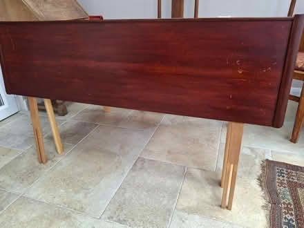 Photo of free Wooden headboard for double bed (Lightwater GU18) #1