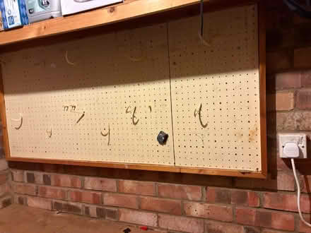 Photo of free Peg board - wooden frame (NOrthampton) #4