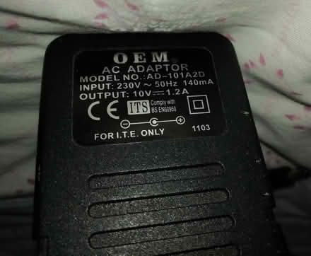 Photo of free Modem mains lead (Cheshunt EN7) #1